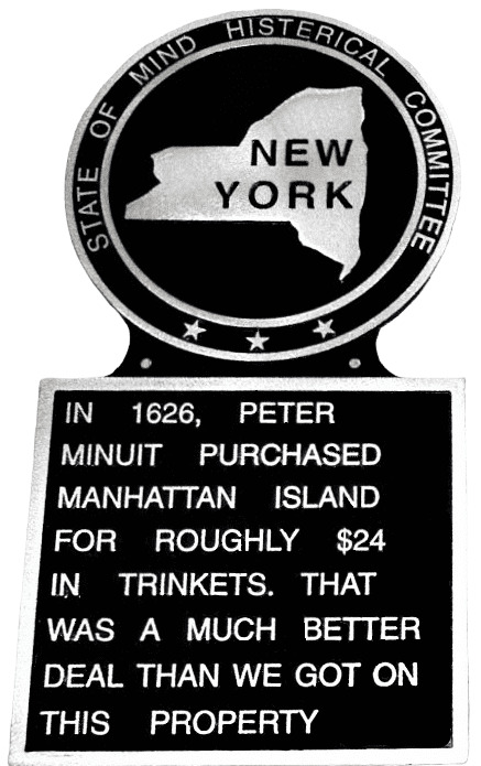 New York State Marker, State Plaque, Hand Painted
